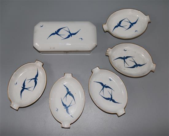 A Herend smoking set for Hungarian Air Transport